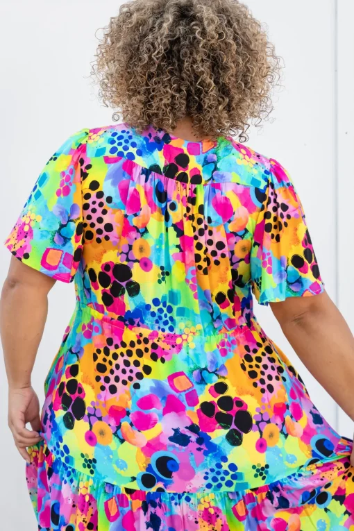 Bonnie Maxi Dress in Messy Mind by Kasey Rainbow