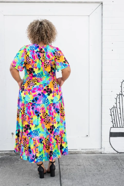 Bonnie Maxi Dress in Messy Mind by Kasey Rainbow