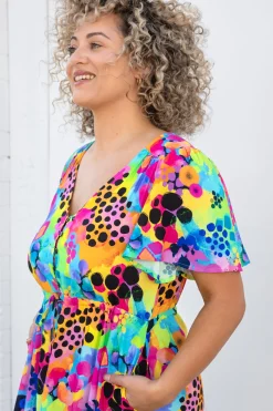 Bonnie Maxi Dress in Messy Mind by Kasey Rainbow