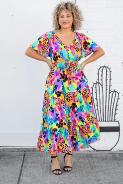 Bonnie Maxi Dress in Messy Mind by Kasey Rainbow