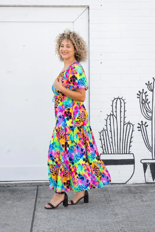 Bonnie Maxi Dress in Messy Mind by Kasey Rainbow