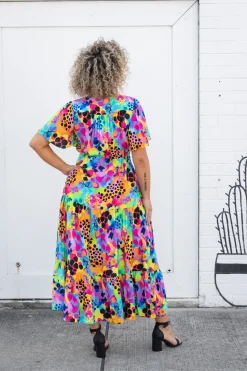 Bonnie Maxi Dress in Messy Mind by Kasey Rainbow