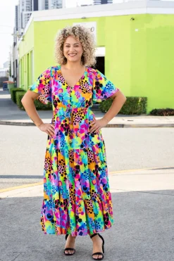 Bonnie Maxi Dress in Messy Mind by Kasey Rainbow