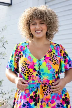 Bonnie Maxi Dress in Messy Mind by Kasey Rainbow