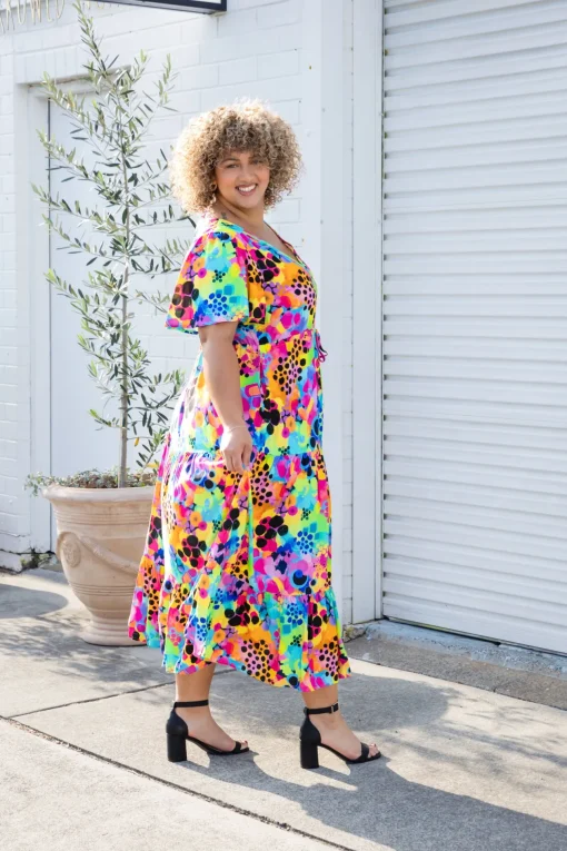 Bonnie Maxi Dress in Messy Mind by Kasey Rainbow