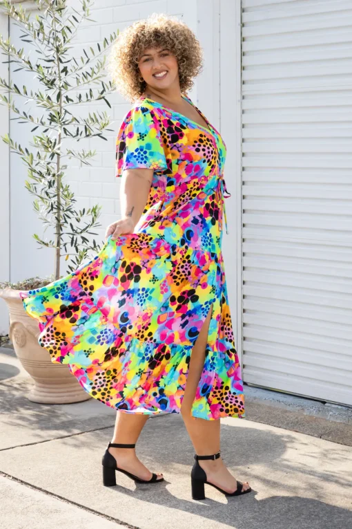 Bonnie Maxi Dress in Messy Mind by Kasey Rainbow