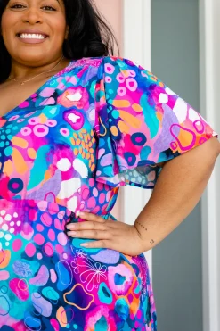 Bonnie Maxi Dress in Midnight Safari by Kasey Rainbow