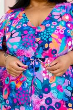 Bonnie Maxi Dress in Midnight Safari by Kasey Rainbow