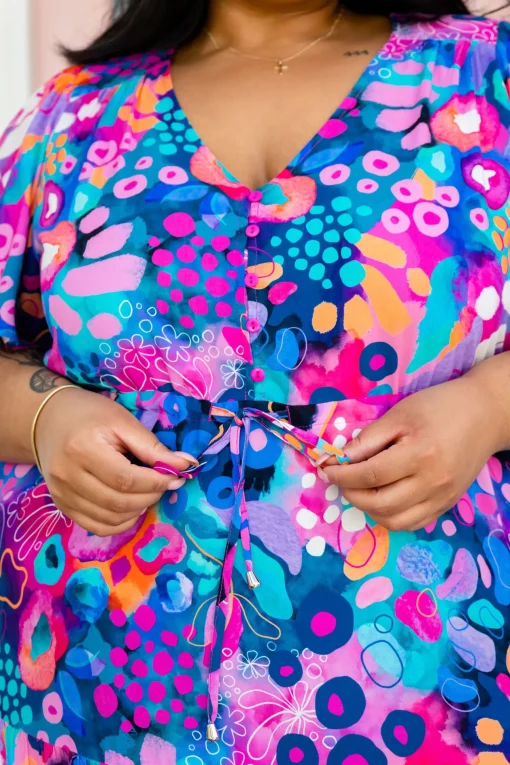 Bonnie Maxi Dress in Midnight Safari by Kasey Rainbow