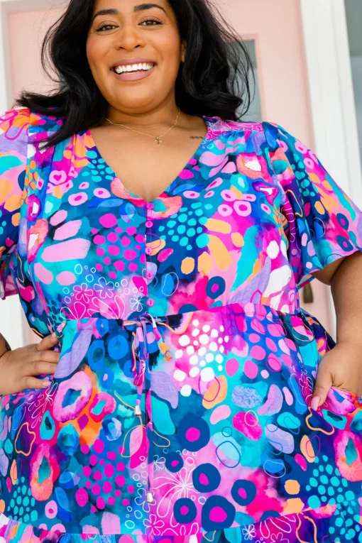 Bonnie Maxi Dress in Midnight Safari by Kasey Rainbow