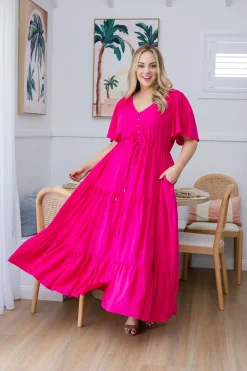 Bonnie Maxi Dress in Pink