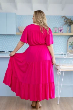 Bonnie Maxi Dress in Pink