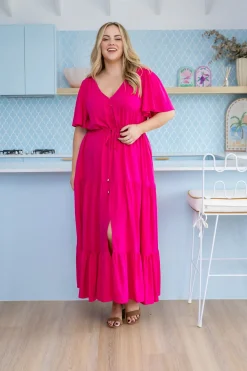 Bonnie Maxi Dress in Pink