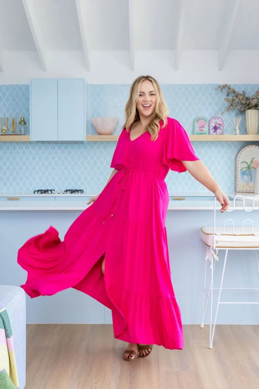 Bonnie Maxi Dress in Pink