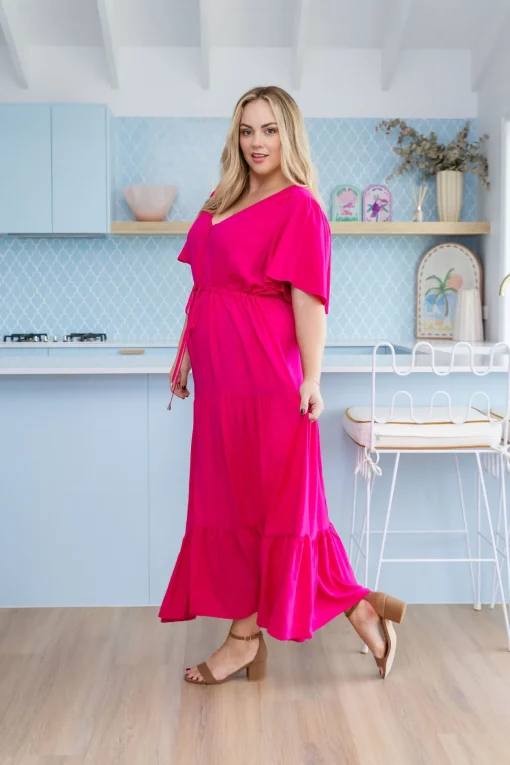 Bonnie Maxi Dress in Pink