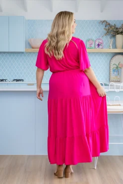 Bonnie Maxi Dress in Pink
