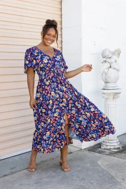 Bonnie Maxi Dress in Posie