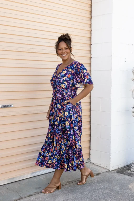 Bonnie Maxi Dress in Posie