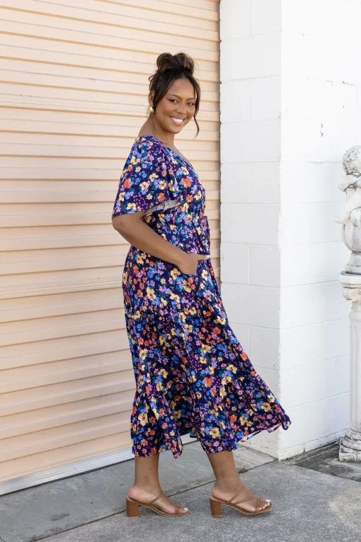 Bonnie Maxi Dress in Posie