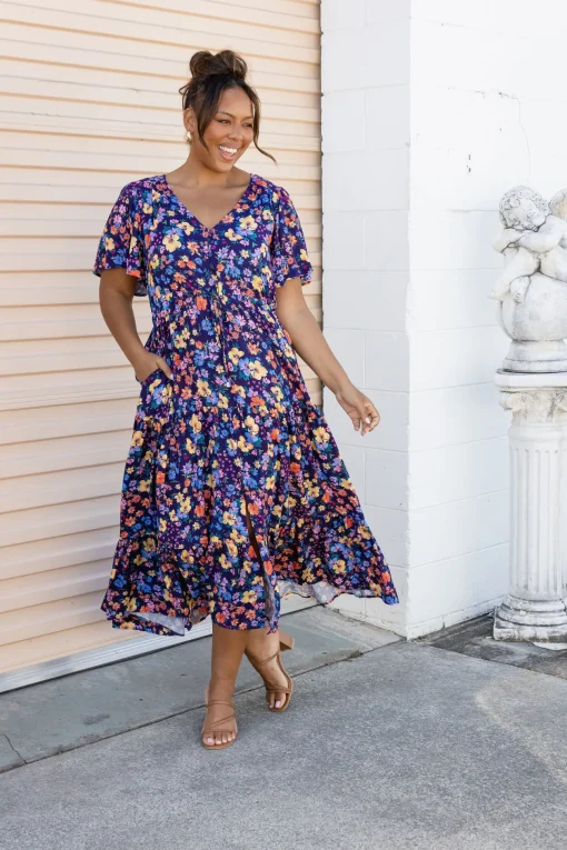 Bonnie Maxi Dress in Posie