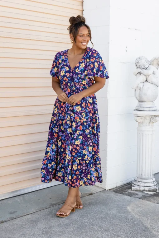 Bonnie Maxi Dress in Posie