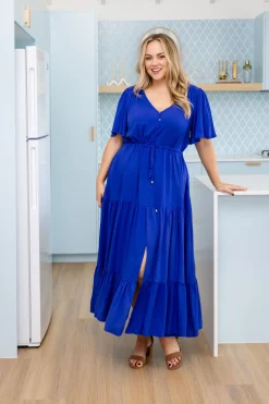 Bonnie Maxi Dress in Royal Blue