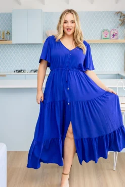 Bonnie Maxi Dress in Royal Blue