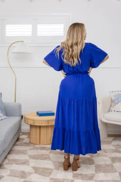 Bonnie Maxi Dress in Royal Blue