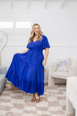 Bonnie Maxi Dress in Royal Blue