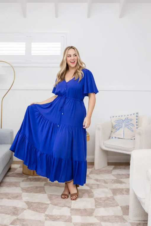 Bonnie Maxi Dress in Royal Blue