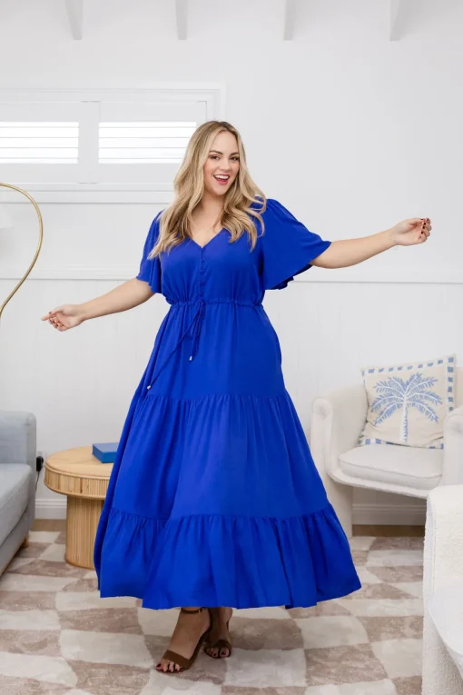 Bonnie Maxi Dress in Royal Blue