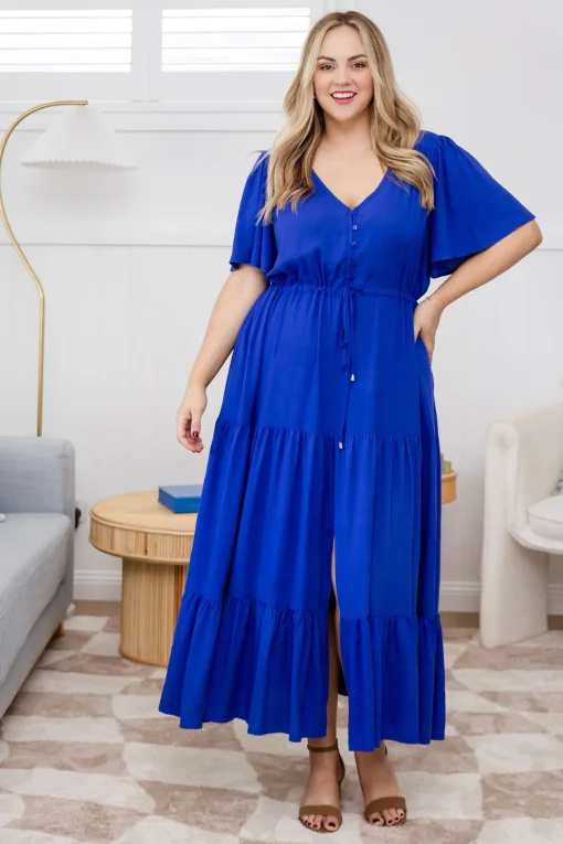 Bonnie Maxi Dress in Royal Blue