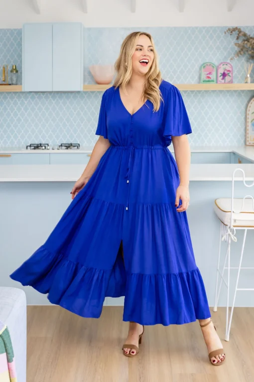 Bonnie Maxi Dress in Royal Blue