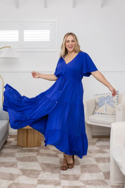 Bonnie Maxi Dress in Royal Blue