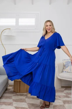 Bonnie Maxi Dress in Royal Blue