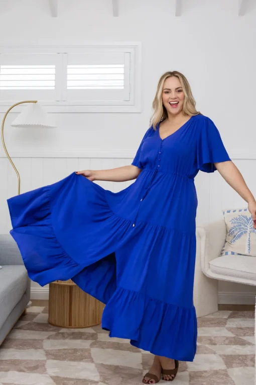 Bonnie Maxi Dress in Royal Blue