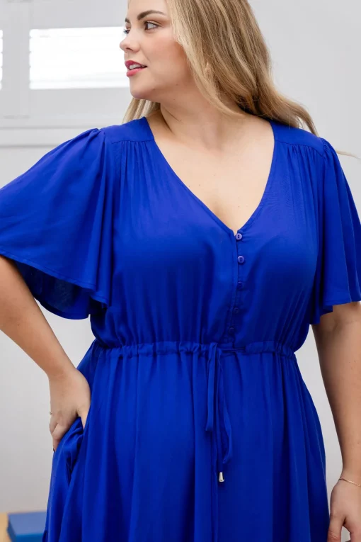 Bonnie Maxi Dress in Royal Blue