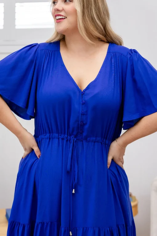 Bonnie Maxi Dress in Royal Blue