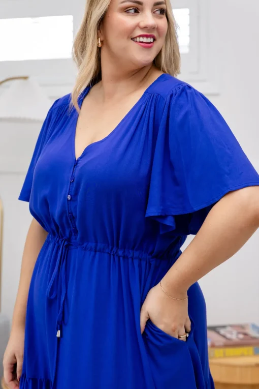 Bonnie Maxi Dress in Royal Blue