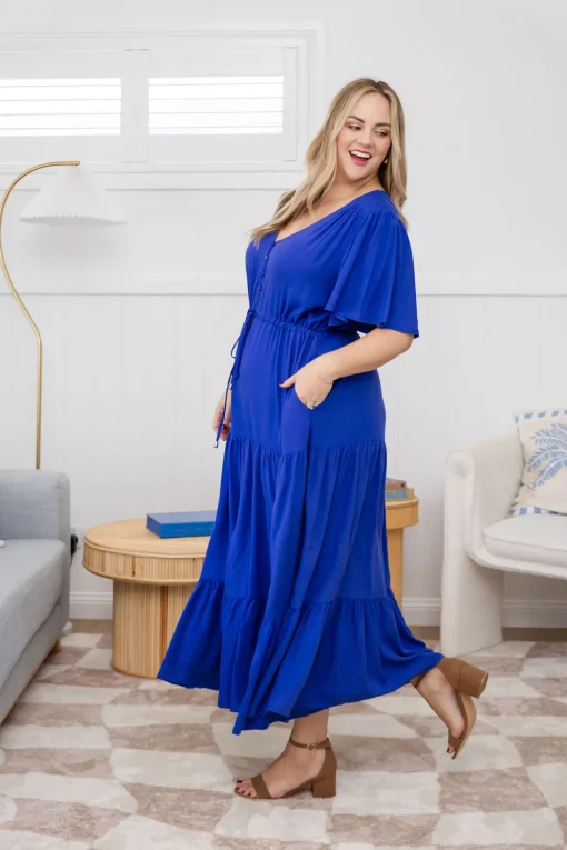 Bonnie Maxi Dress in Royal Blue