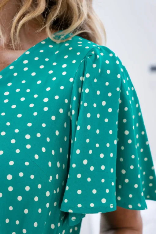 Brianna Dress in Green