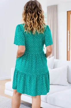 Brianna Dress in Green