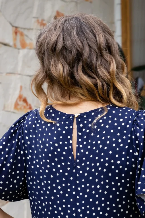 Brianna Dress in Navy
