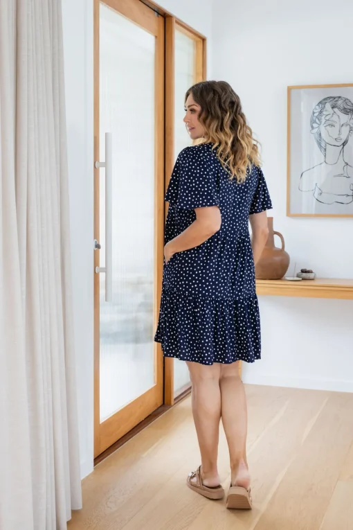 Brianna Dress in Navy