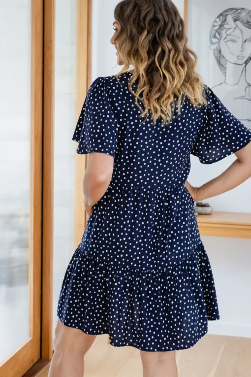 Brianna Dress in Navy