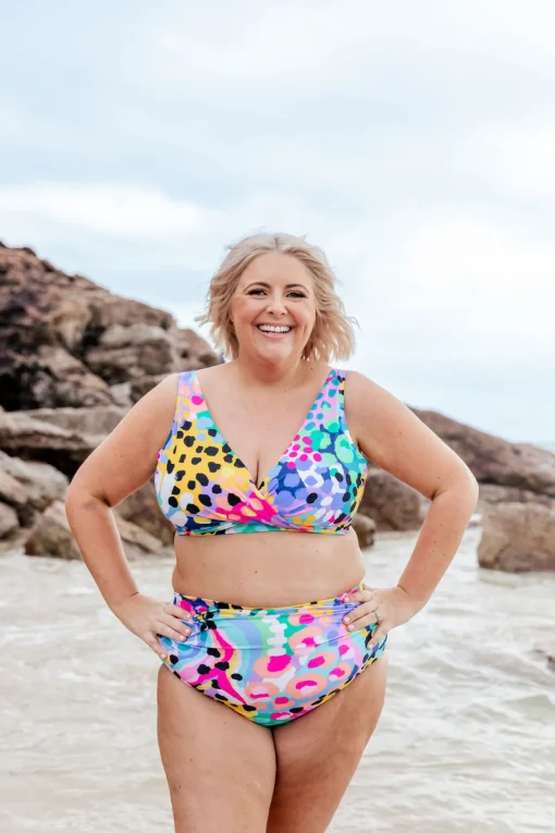 Burleigh Bikini Top in Kasey Swim by Kasey Rainbow