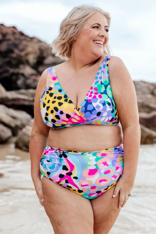Burleigh Bikini Top in Kasey Swim by Kasey Rainbow