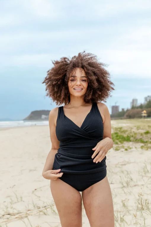 Burleigh Tankini Top in Black
