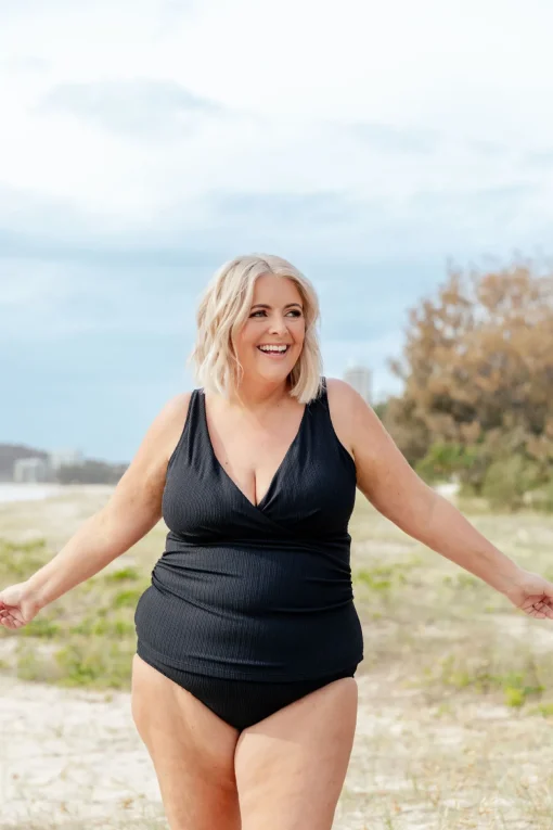 Burleigh Tankini Top in Black