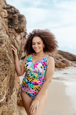 Burleigh Tankini Top in Kasey Swim by Kasey Rainbow
